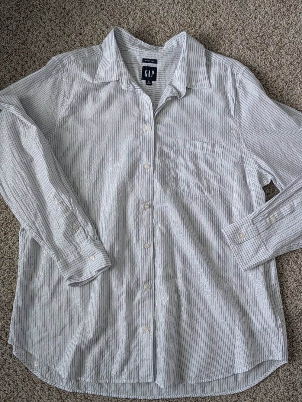 NWOT Gap Metallic shirt, XL tall